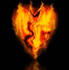 flaming-heart