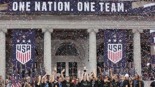 USWNT WC celebration